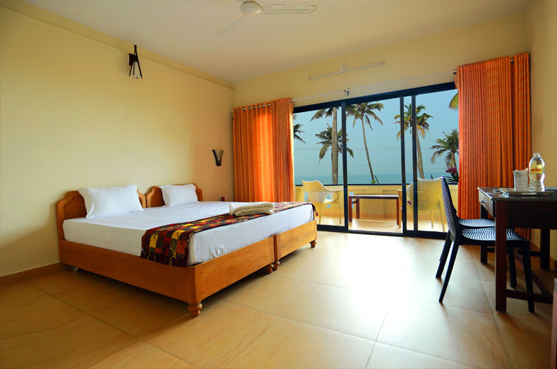 deluxe room at Cherai Beach Palace, Kochi